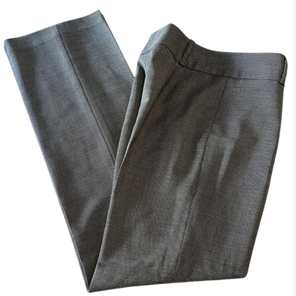 BOSS Tuliana2 Wool Stretch Trousers in
Charcoal Gray - Size 2